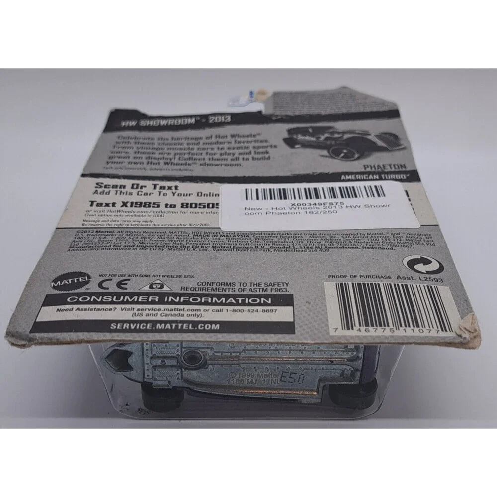 2013 Hot Wheels PHAETON #182  Purple Stockton Guitars Showroom - KMART EXCLUS.